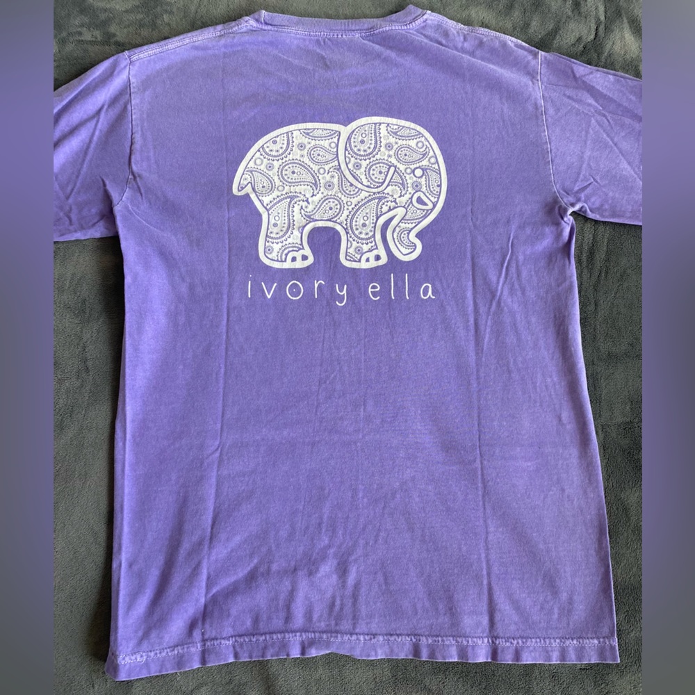 Ivory Ella purple long sleeve shirt
